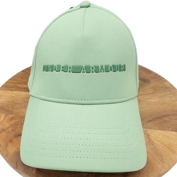 UNDER ARMOUR Logo FLEX FIT WOMENS Hat Cap SAGE GREEN - Picture 1 of 4